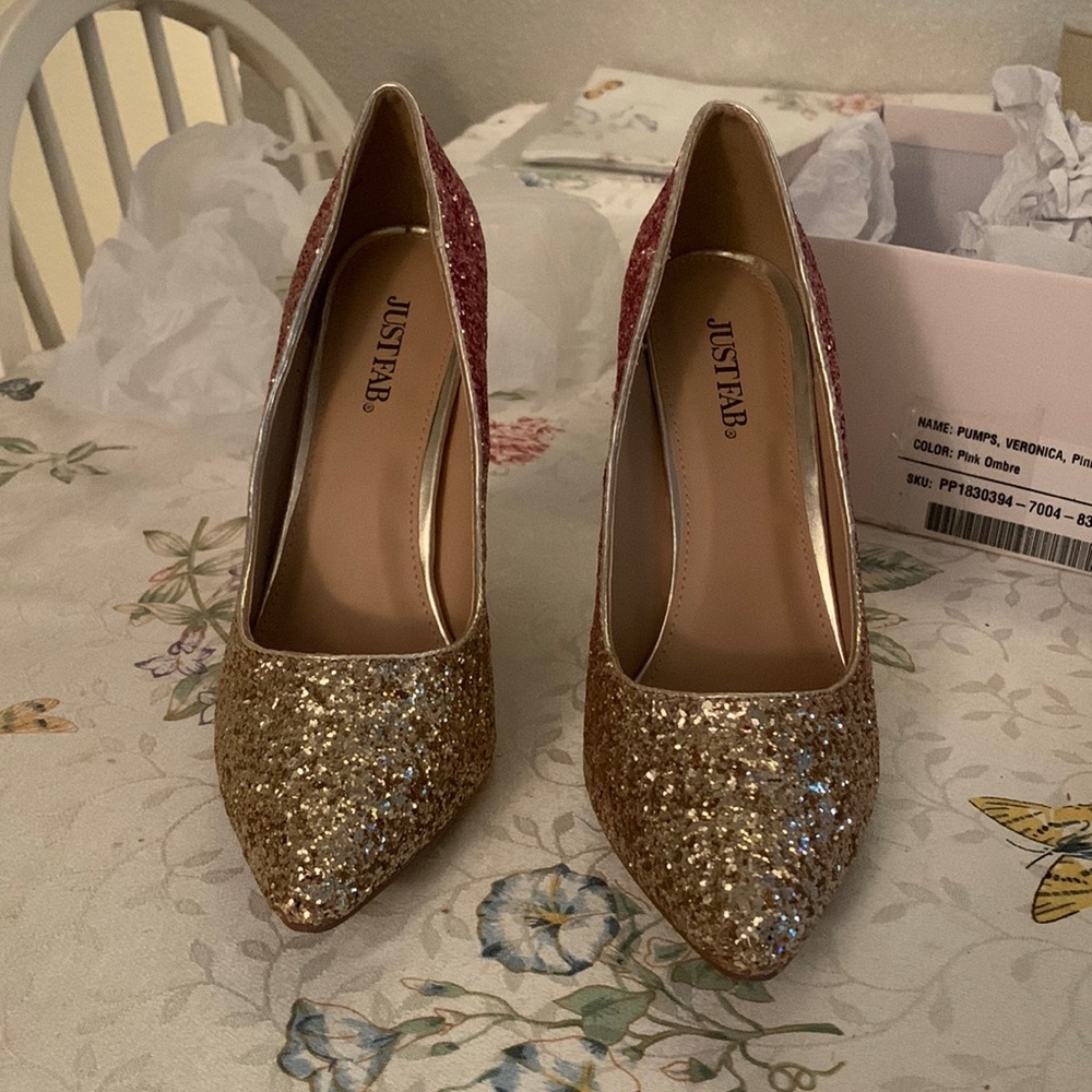 Just fab pink ombré pumps in 8.5 - Picture 1 of 9